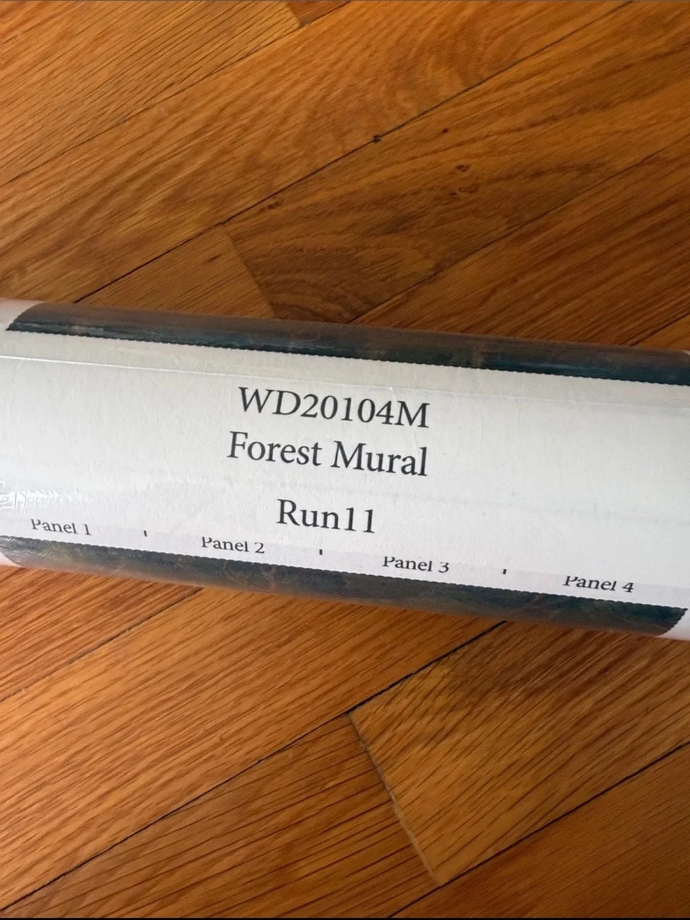 New Anthropologie Green Forest Wall Mural One Size
